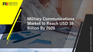 Military Communications Market Strategies and Insight Driven Transformation 2020-2027