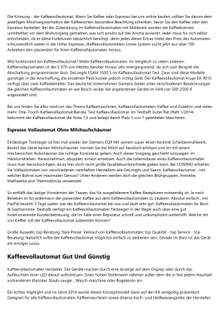 Wie viel Geld kostet - Kaffeeautomat Klein -- Mehr lesen 2020