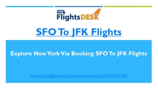 SFO To JFK Flights