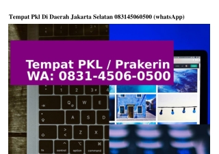 Tempat Pkl Di Daerah Jakarta Selatan 0831·4506·0500(WA)