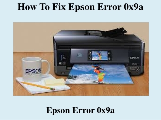 How to Fix epson error 0x9a