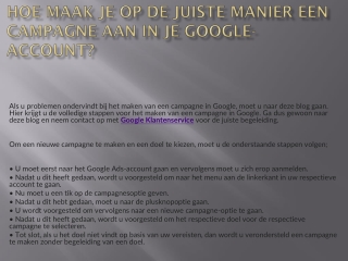 Contact Google technische hulp u