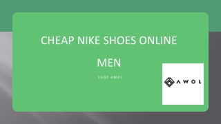 CHEAP NIKE SHOES ONLINE MEN