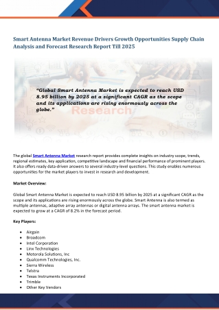 Smart Antenna Market