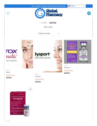 Buy Botox Dysport Online at Globalpillpharmacy