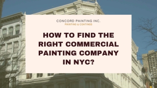 How to Find the Right Commercial Painting Company in NYC?