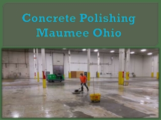 Concrete Polishing Maumee Ohio