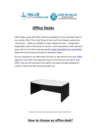 Office Desks | Office Furniture | Office Tables | Fast Office Furniture