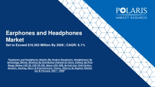 Earphones and Headphones Market Industry Size, Global Trends, Growth, Opportunities, Market Share and Market Forecast -