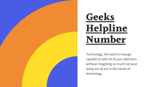 Geek Helpline