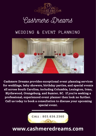 Event Planner Columbia, SC - Wedding And Event Planning