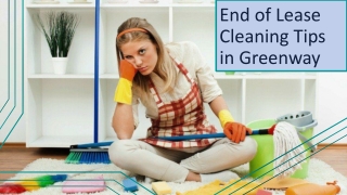 Helpful End of Lease Cleaning Tips in Greenway
