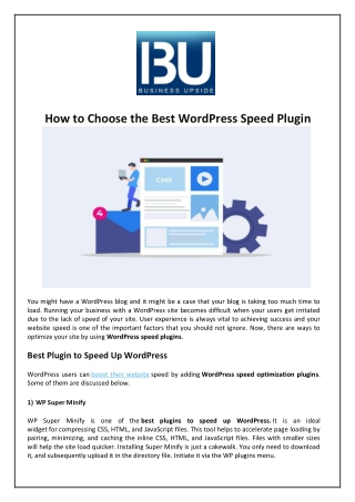 How to Choose the Best WordPress Speed Plugin