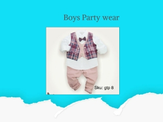 Stylish Boys Party Wear