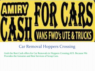 Car Removal Hoppers Crossing