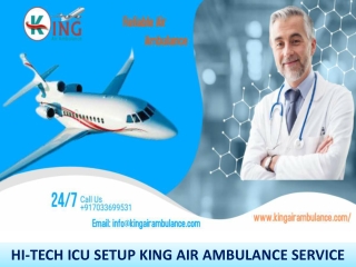 Air Ambulance Services in Guwahati and Kolkata at Least Rate by king