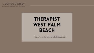 Family Therapy West Palm Beach - Therapist in West Palm Beach