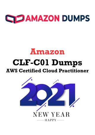 New Year Special 30% Discount On CLF-C01 Dumps PDF