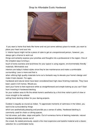 ShopforAffordableExoticHardwood