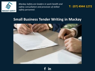 Small Business Tender Writing in Mackay