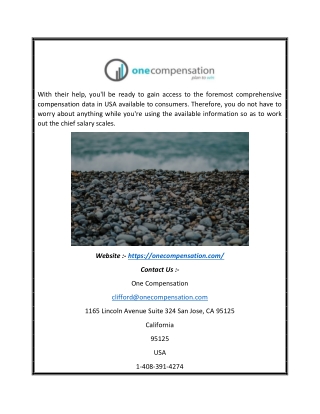 Top Executive Compensation Consultants | One Compensation