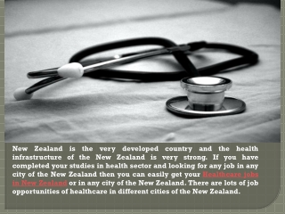 Get Various Latest Jobs in New Zealand