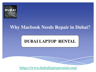 Why Macbook Needs Repair in Dubai?