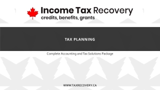 Tax Planning