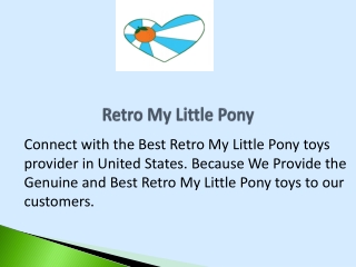 Retro My Little Pony