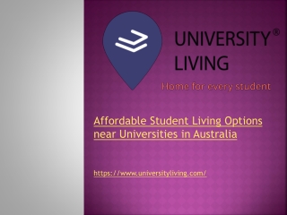 Affordable Student Living Options near Universities in Australia