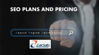 SEO PLANS AND PRICING