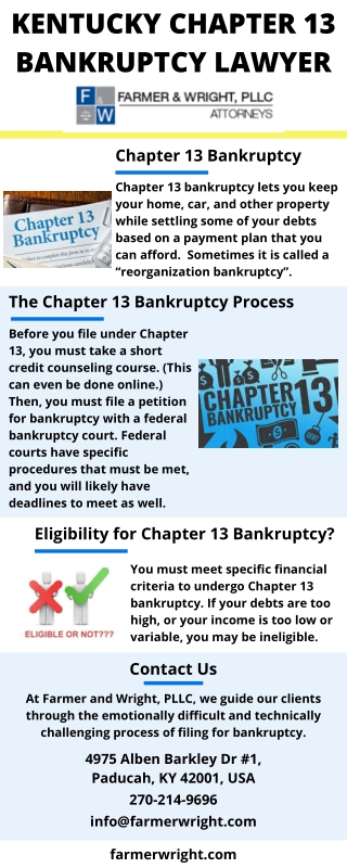 Kentucky Chapter 13 Bankruptcy Lawyer