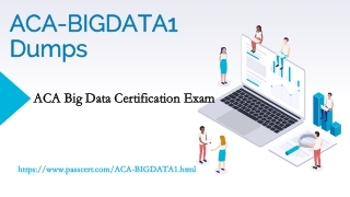 Alibaba Cloud Associate ACA-BIGDATA1 Dumps