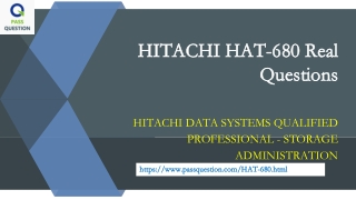 Hitachi HAT-680 Practice Test Questions