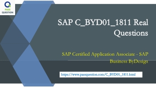 SAP Business ByDesign C_BYD01_1811 Practice Test Questions