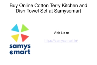Buy Online Cotton Terry Kitchen and Dish Towel Set 4 pack Ribbed Aqua