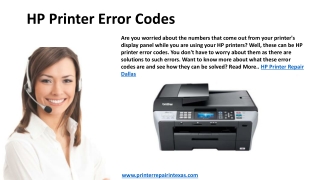 HP Printer Error Codes, Error 10, Error 11, Error 12, Error 13, Error 14, Error 16, Error 21