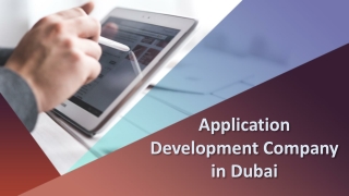 Application development company in dubai