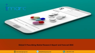 E-Prescribing Market Report: Industry Share, Growth, Trends and Forecast Till 2025