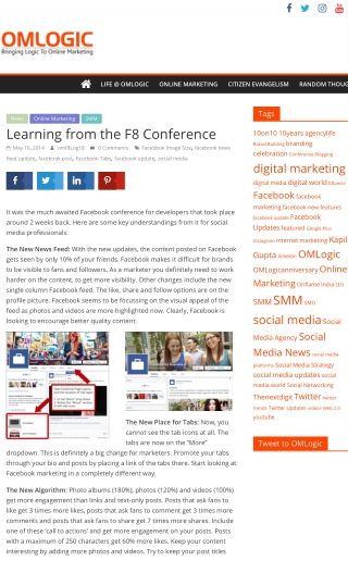 Learning from the F8 Conference