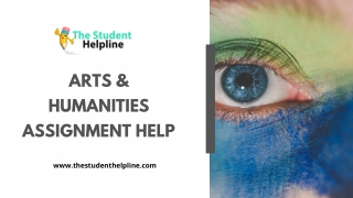 Arts and humanities assignment help