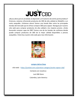 Comprar CBD en linea