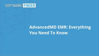 AdvancedMD EMR: Everything You Need To Know