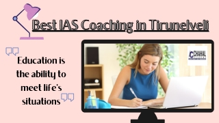 Best IAS Coaching in Tirunelveli