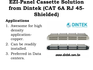 EZI-Panel Cassette Solution from Dintek