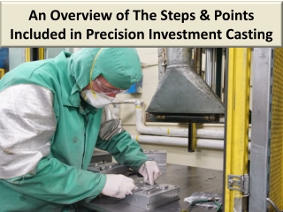 11 Steps involved in investment casting