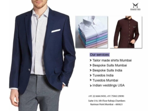 Best Custom Shirts and Tailor Made Shirts Mumbai - Maestro Custom Tailor