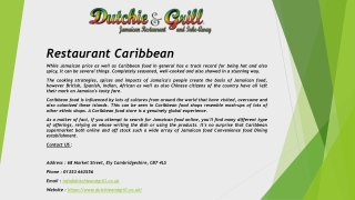 Caribbean Restaurants