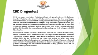 CBD Drogentest