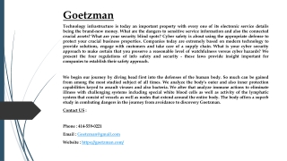 Goetzman